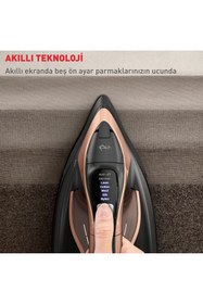 Resim TEFAL 3200W Akıllı Ultimate Power 300gr ŞOK Buharlı Ütü-Otomatik Kapanma,Durilium Airglide Autoclean 