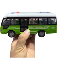 Resim Yeşil Mini Ekspres Otobüs Oyuncağı 