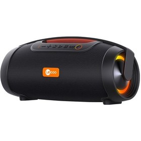 Resim Lecoo DS151 80 W Boombox RGB Siyah Taşınabilir Bluetooth Hoparlör 