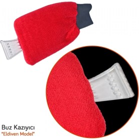 Resim Carub Buz Kazıyıcı + Kar Temizleme Eldiveni BR0922424 