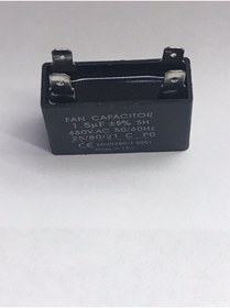 Resim Universal 1,5 Mf 450 V Vantilatör Ve Klima Kare Kondansatör 