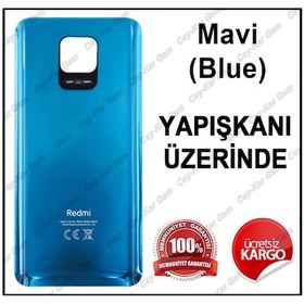 Resim Xiaomi Redmi Note 9S Arka Kapak Pil Batarya Kapağı + B7000 15Ml 