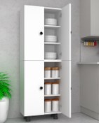 Resim %100 Mdf Çok Amaçlı Dolap 6 Bölmeli 60 cm 