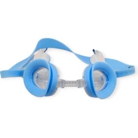 Resim Çocuk Yüzücü Gözlüğü Silikon Taşıma Çantalı Pony - 9014 (Lisinya) 