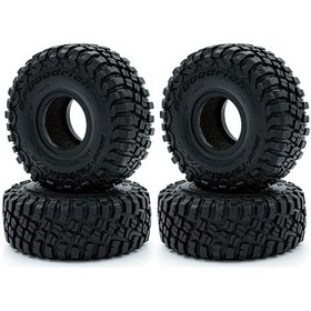 Resim Shineyee 1/10 Rc Araç Lastikleri - Trx4, Axial Scx10 Uyumlu 4 Adet Kauçuk Tekerlek 117x47mm 