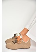 Resim SOLDOY Kadın Vizon Retro Çift Bağcıklı Spor Ayakkabı Sneaker 