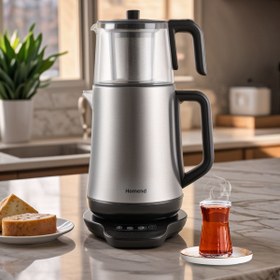 Resim HOMEND Royaltea Elegant 1774H Konuşan Çay Makinesi 