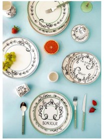 Resim The Mia Bonjour Pasta Tabağı 6 Kişilik 