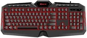 Resim UnDePlus RGB Işıklı Oyuncu Klavyesi Xtrike Me KB-509 Siyah 