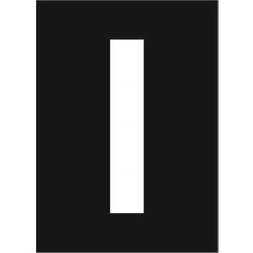 Resim İsg Tabelam 9x15cm/kompozit/I Harfi Boyama Şablonu 