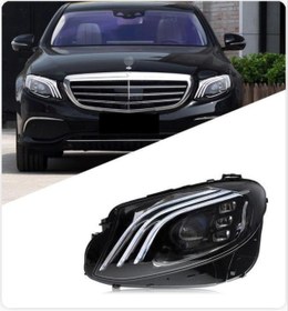 Resim W213 E SERİSİ 2016+ İÇİN MAYBACH GÖRÜNÜM LED FAR 