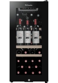 Resim La Sommeliere Ls38black Service Solo Şarap Dolabı, 38 Şişe Kapasiteli 