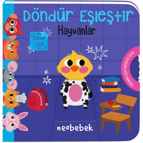 Resim Döndür Eşleştir - Hayvanlar - Çarklı Kitap 