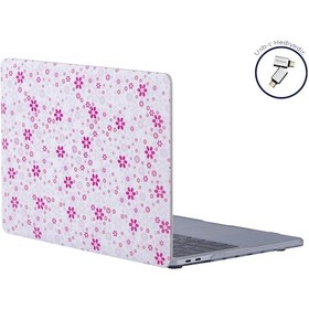 Resim Apple Uyumlu MacBook Pro Kılıf 13 İnç M1-m2, Qt01nl Type-c'li Model A2338 A2289 A2251 A1706-08 A1989 A2159 İle Açık Pembe 