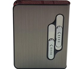 Resim Tusah USB Şarjlı Elektronik Çakmak Taşınabilir Sigara Paketi Muhafaza Kutusu Kişiye Özel 