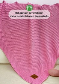 Resim Little Dedi Starlink Örme Bebek Kundak Battaniyesi,çocuk Pembe 