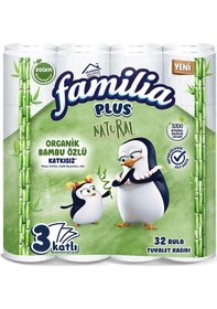 Resim Familia Plus Natural Tuvalet Kağıdı 32'li 