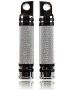 Resim Chuangyinshop Silvery Harley Sportster Xl 883 Touring Road King Retro Motorcycle Ön Arka Ayaklık Pedal Seti 