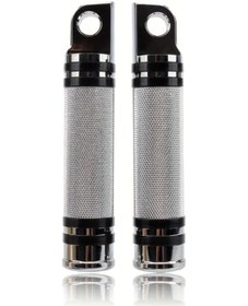 Resim Chuangyinshop Silvery Harley Sportster Xl 883 Touring Road King Retro Motorcycle Ön Arka Ayaklık Pedal Seti 