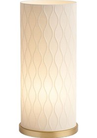 Resim Modern Silindir Şekilli Gece Lambası Beyaz 