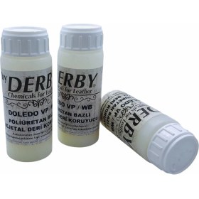 Resim Derby Vp/wb Vejetal Deri Koruyucu Son Katman 100 ml 1 Adet (Leathercraft, Deri Hobi) 