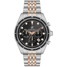 Resim Beverly Hills Polo Club BP3354X.550 Erkek Kol Saati | 44 mm Paslanmaz Çelik Kasa & Bilezik, Rose Go 