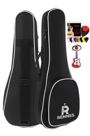 Resim Rennes UCS-21 Soprano Ukulele Çantası Gigbag Softcase Kılıf 
