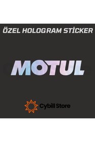Resim CybillStore Motul Hologram Sticker 3 Adet Özel Holografik Folyo Ile Üretim 