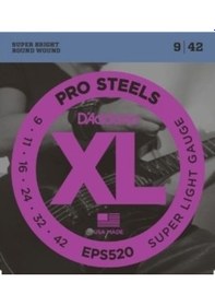Resim Daddario EPS520 Elektro Tel Prosteel Super Light 0.9 Set 
