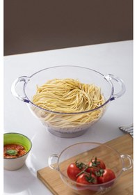 Resim Akrilik Şeffaf Makarna Süzgeçi & Sebze Meyve Süzgeçi - 9023906115853 Diğer 