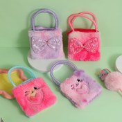 Resim Sevimli Peluş Tavşan Çapraz Vücut Çantası - Hafif, Fermuarlı Omuz Çantası, Şekilli Çelenk, Pastel Renkler, Paskalya, Partiler ve Dış Mekanlar için Mükemmel, Tavşan Aksesuarları, Parti Aksesuarı, Oyuncak Tasarımı, Süslemeli Takımlar 