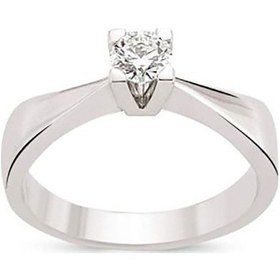 Resim Tektaş Pırlanta Yüzük 0,32 Ct G-Vs 4.50 Gram 18 Ayar Altın 