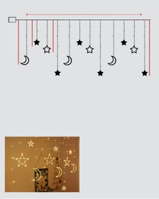 Resim ZERO LAND NHRHLS AYYILDIZ (132446) PERDE LED 