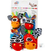 Resim Sozzy Toys Çıngıraklı Bebek Bileklik Ve Çorabı Çok Renkli 