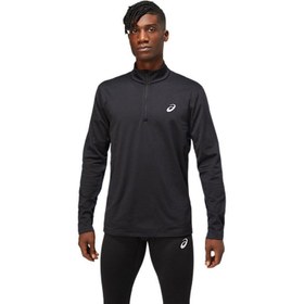 Resim Asics Core Ls 1/2 Zip Winter Top Kadın Siyah Sweatshirt 