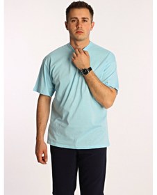 Resim Kral23 Düz Ovr Tişört Bebe Mavi Mavi 