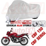 Resim Honda Cbf 150 Motosiklet Brandası Güvenlik Kilidi Uyumlu 