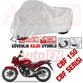Resim Honda Cbf 150 Motosiklet Brandası Güvenlik Kilidi Uyumlu 