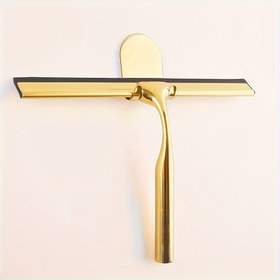 Resim 1 Adet Çinko Alaşımlı Duş Camı Sileceği - Yapışkanlı Kancalı, Ergonomik Sap, Banyo, Fayans, Araba Camları ve Aynalar için Çok Amaçlı, Cam Kapılar için Duş Sileceği, Pencere Temizleme Aracı, Duş Sileceği 