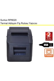 Resim Sunlux RP8020 Termal Adisyon Fiş Rulosu Yazıcısı 