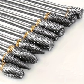 Resim Ahşap, Metal ve Taş İçin Çok Amaçlı Tungsten Çelik Uç Takımları Seti - Montaj Gerektirmez, Parlatma, Oyma ve Kazıma İşlemleri İçin Uygun! 