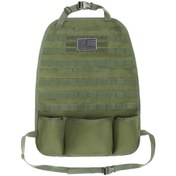 Resim Leezsing Araç İçi Molle Taktik Çanta - İpad Ve Eşya Organizatörü, Dayanıklı 1000d Naylon, Su Geçirmez, Asker Yeşili 