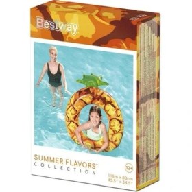 Resim Renkli Ananas Desenli Deniz Simit Bestway - 36121 -Ananas (Lisinya) 