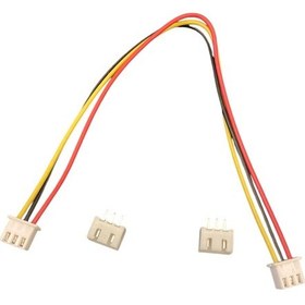 Resim 5 Adet 2.50mm 3 Pin Çift Taraflı Jst Xh Konnektör 20cm Kablolu 
