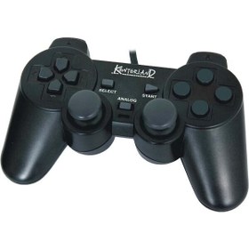 Resim P3H PS3 PC Uyumlu USB Kablolu Kablolu Oyun Kolu Controller 