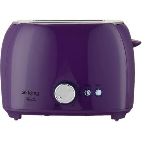 Resim King K 2178 Fiesta Ekmek Kızartma Makinesi-Mor 