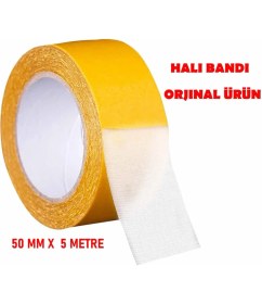 Resim Halı Kaydırmaz Bant Halı Kilim Sabitleme ve Yapıştırma Bandı 50MM x 5metre 