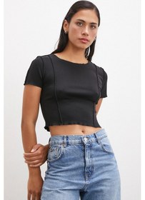 Resim Never More Kısa Kol T-shirt Siyah 
