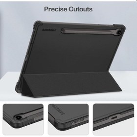 Resim Samsung Galaxy Tab S10 Fe Plus 13.1 İnç Kılıf Smart Uyku Modlu Kalem Bölmeli 