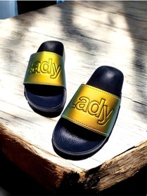 Resim Gezer Çocuk Günlük Lady Ev Ve Dışarı Terliği Siyah 